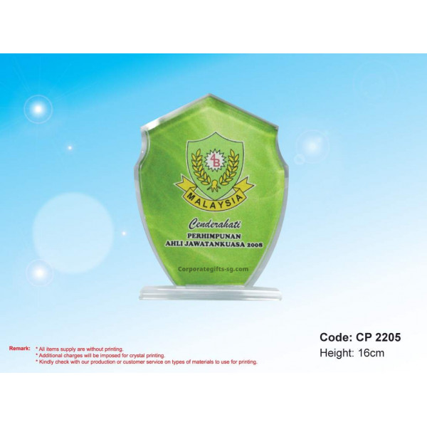 CP 2205 Crystal Plaque